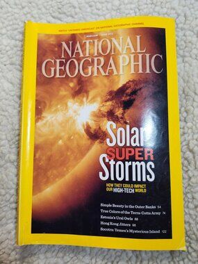 National Geographic Magazine June 2012 Solar Super Storms Science Travel Issue